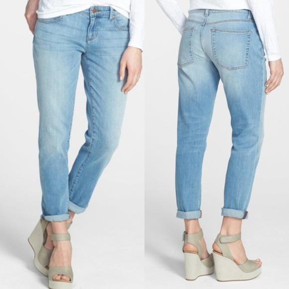 eileen fisher organic cotton boyfriend jeans